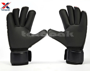 Custom Leather Goalkeeper Gloves Unisex Adult Performance Anti-Slip Full Finger Waterproof Adjustable Wrist <b>Strap</b> Protect - Product Image 5