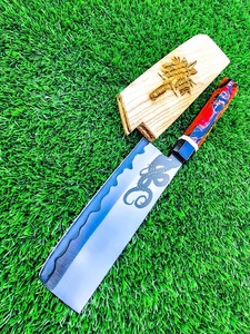 Viking Art Handmade Eco-Friendly Extra <b>Sharp</b> Filleting <b>Knife</b> Carbon Steel Blade Satin Finish Industrial RED Resin Handle 8-9.9in - Product Image 5