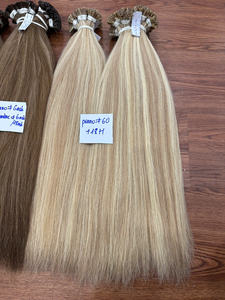 Nouvelles arrivées : lots de cheveux vietnamiens bruts de février # Extensions de cheveux naturels lisses à pointe plate 60/18H, 100% cheveux vierges d'un seul donneur - Product Image 6