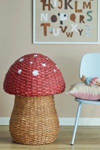 Mushroom-shaped seagrass basket Handmade Storage Basket Wholesale eco-friendly Made Viet Nam - Product Image 4