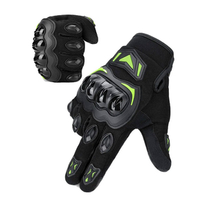 Gants de course pour moto tout-terrain, en cuir véritable, respirants, unisexes, imperméables, compatibles avec les écrans tactiles, pour le sport - Product Image 1