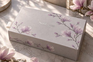 กล่องบรรจุภัณฑ์ผลิตภัณฑ์บำรุงผิวแบบริบบิ้นคู่ รุ่น Custom Pearl Magnolia Serum - Product Image 5