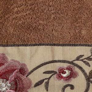 Ensemble de 3 serviettes de bain et de toilette au design floral moderne, classique et contemporain – Décoration de salle de bain unique et magnifique - Product Image 6