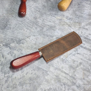 Porte-stylo rond en cuir personnalisé, fait à la main, nom personnalisé, gravé sur mesure - Product Image 4