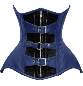 คอร์เซ็ตของผู้หญิงวินเทจชุดกระชับสัดส่วนเซ็กซี่แบบโอเวอร์บัสท์คอร์เซ็ทหนังระบายอากาศทันสมัยสำหรับขนาดใหญ่พิเศษ - Product Image 1
