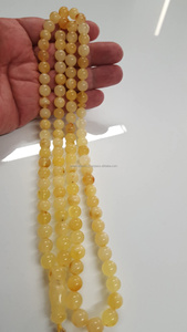 ลูกประคำเรซิ่นสีเหลืองอำพันสำหรับการสวดมนต์อิสลาม ซิบฮา โรซารี สำหรับชาวมุสลิม ใช้สำหรับการจำคิด (ดิกร์/ซิกร) ละหมาด และการทำสมาธิประจำวัน - Product Image 5
