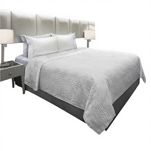 Sábana Plana de Poliéster para Cama Queen, 100 Hilos, Transpirable, Estilo Clásico para un Dormitorio Confortable - Product Image 1