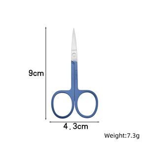 Ciseaux de précision pour sourcils et cils, lame droite, manche en céramique, en acier inoxydable, pour la beauté ANAAIF - Product Image 3