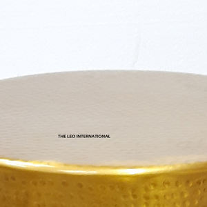 Taburete de Metal Moderno para Sala de Estar, Mesa Auxiliar de Aluminio para Apartamento, Hotel, Restaurante, Cafetería - Product Image 4