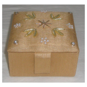 Storage <b>Boxes</b> & BinsVelvet Box Velvet Beaded Box Hand Embroidery Velvet Jewelry Box <b>Glass</b> Beads Box - Product Image 6