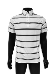 Diseño personalizado, patrón sólido, servicio OEM, 100% poliéster, ajuste cómodo, transpirable, tejido de punto, ropa informal, polos regulares para hombre. - Product Image 5