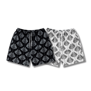 TST 4181 <b>Mens</b> Tropical Leaf Pattern <b>Shorts</b> Summer Style - Product Image 6