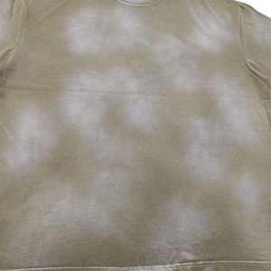 T-shirt en coton délavé surdimensionné pour homme, couleur unie, col rond, manches courtes, coupe décontractée, jersey tricoté - Product Image 5
