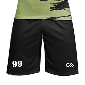 Custom Sublimated Men's Soccer Uniform Black Green Gradient Jersey Shorts <b>Socks</b> Set <b>Moisture</b> Wicking All Seasons Athletic Fit - Product Image 6