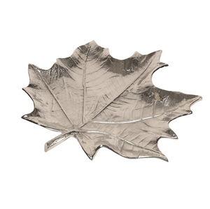 Aluminum Leaf Dish Aluminum Premium Quality Serving Leaf Tray Best Quality Gold Finished Decorative Serving Utensil - Product Image 2