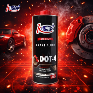 Liquide de frein hydraulique K-INT DOT 4 1 LTR, huile de frein synthétique haute performance pour voiture, certifiée ISO 9001 pour l'automobile - Product Image 1