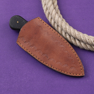 Cuchillo Nórdico de Acero Inoxidable con Hoja Fija Tipo Drop Point, Mango de Micarta, Personalizado OEM, Hoja Entera, Grado Industrial - Product Image 6