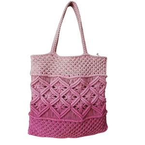 Sacs décontractés Boho en macramé de haute qualité tissés à la main et doublure en coton mignon prix de l'Inde - Product Image 1