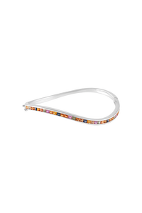 Brazalete de Zafiros Múltiples en Plata de Ley 92.5 KLSB-20403 - Product Image 2