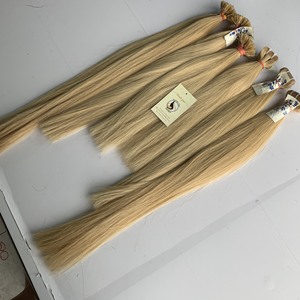 Extensions de cheveux naturels, vente en gros, Double épaisseur, vendeur, 100% cheveux humains Remy, blond, bout plat - Product Image 2
