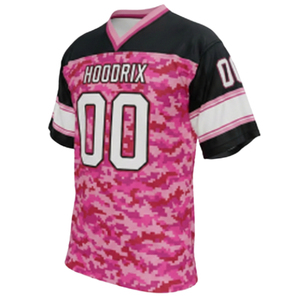 Uniforme de Fútbol Americano Sublimado para Concientización sobre el Cáncer de Mama, Impresión Digital, Jersey de Fútbol Americano Personalizado, Ropa Deportiva Transpirable - Product Image 6