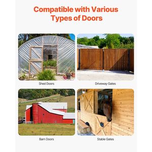 2 Set Kit Ferramenta Anti-Cedimento per Telaio Cancello, Staffa Angolare, Chiusura a Scatto e Viti per Casette e Magazzini - Product Image 5