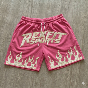 กางเกงขาสั้นตาข่ายปักลายแบบกำหนดเอง REXFIT SPORTS สำหรับผู้ชาย เล่นบาสเก็ตบอล ออกกำลังกาย วิ่ง ฟิตเนส ผู้ผลิตขายส่ง ราคาสมเหตุสมผล - Product Image 3