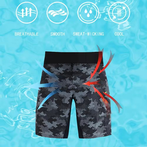 กางเกงชกต่อสู้ออกแบบเองได้ กางเกงกราปลิง BJJ MMA ผ้าโพลีเอสเตอร์ แห้งเร็ว กางเกงต่อสู้แบบปรับแต่งได้ คุณภาพสูง ชุดศิลปะการต่อสู้ - Product Image 5