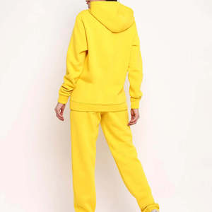 Custom <b>Women</b> Tracksuit Cozy <b>Fleece</b> Oversized Hoodie And <b>Jogger</b> Set Winter Casual Streetwear Lounge Sportswear - Product Image 2