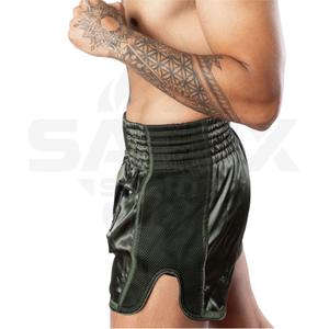 Pantalones Cortos de MMA Personalizados de Alta Calidad para Hombre, Material de Seda, Precio Razonable, Servicio OEM Disponible, Boxeo, Artes Marciales - Product Image 3