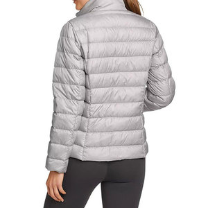 Chaquetas Acolchadas de Invierno para Mujer al por Mayor, Abrigos Acolchados Transpirables con Logotipo Personalizado y Decoración de Rayas - Product Image 3