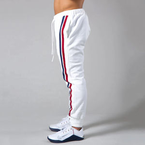 กางเกงวอร์มพิมพ์ลายพัฟฟ์แบบขายส่งสำหรับผู้ชาย กางเกงโอเวอร์ไซส์ไซส์ใหญ่ กางเกงวอร์มขาบานไซส์ใหญ่ลำลองสำหรับผู้ชาย - Product Image 3