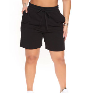 Shorts en jean droits élégants pour femmes, polyester/coton, taille haute, été, décontracté, streetwear, tendance, orné de strass - Product Image 5