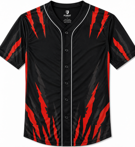 Wholesale Softball <b>Baseball</b> Jersey Sublimation Printed Quick Dry Mesh Moisture Wicking 100% Polyester Custom Name Number - Product Image 2