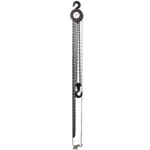 Paranco a catena manuale da 10 piedi con 2 ganci pesanti 11000 libbre 5T di capacità in acciaio nero-paranco resistente - Product Image 2