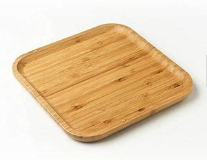 Plateau de service rectangulaire en bois de qualité supérieure avec finition naturelle lisse pour cuisine, salle à manger, table basse, restaurant, hôtel, café - Product Image 2