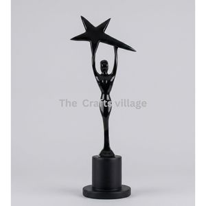 Vintage <b>Metal</b> Trophy Cup Championship Award Winner Prize Trophy Classic Award Gift for Sports Ceremony - Product Image 1