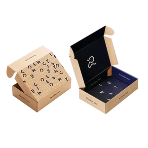 Caja de Regalo de Cartón Corrugado Personalizada y Colorida de 12x9x4 Pulgadas, Embalaje de Envío para Cosméticos, Mascarillas Faciales, Aceites Esenciales y Champú - Product Image 3