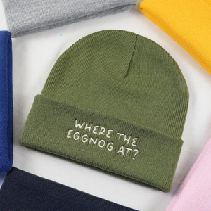 FITNESS CONCEPTS Gorro de Punto Unisex de Color Sólido, 100% Acrílico, Gorro Casual Cálido para Invierno, Bordado 3D, Impresión Personalizada - Product Image 2