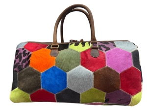 Bolso Grande B S International de Estilo Vintage, Cuero Genuino con Estampado de Cocodrilo, Cierre de Cremallera, Impermeable, Ligero y Ecológico - Product Image 6