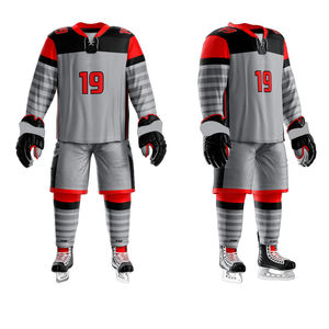 Uniforme de hockey sur glace personnalisé à impression numérique respirant, service OEM, maillot durable, fournisseur en gros, vêtements de sport en vrac - Product Image 3