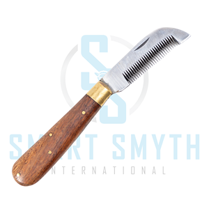 Cuchillo Plegable para Adelgazar el Pelo de Caballos, Acero Inoxidable, Herramienta Profesional para Recortar el Pelo del Caballo, Herramienta para Herradores - Product Image 4
