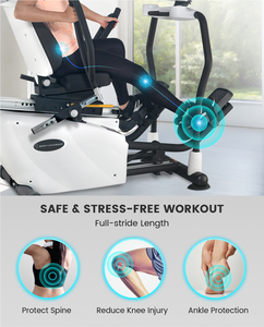 Medical Fitness Rehabilitation Therapy Elliptical Exercise Equipment Supply Recumbent Cross Trainer - Product Image 5