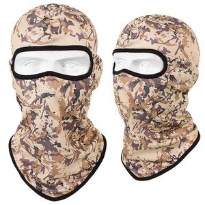 Tactical Camouflage Hunting Balaclava Breathable Full Face Mask Headwear Desert Camo Neck Gaiter for Outdoor Cycling - Product Image 1
