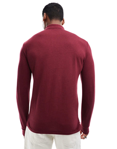 Polo homme personnalisé imprimé, dernier design, léger, 100% coton, manches courtes, tricot uni, vêtement décontracté d'été - Product Image 3