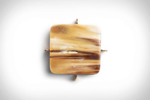 Ensemble de sous-verres en corne véritable, fabrication artisanale supérieure, qualité premium pour hôtels, restaurants, bars, cafés, maisons, décoration de table, protection - Product Image 5