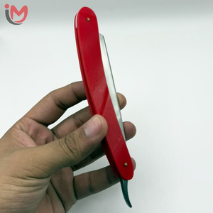 Professional Stainless Steel <b>Single</b> <b>Blade</b> <b>Razor</b> With Red Plastic Handle For Bikini Use - Product Image 5