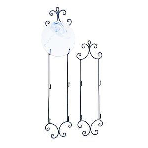 Porte-vaisselle mural en fer forgé - Product Image 1