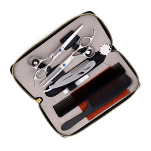 Top Trending Sharp Barber <b>Thinning</b> Shears Kit with <b>Mirror</b> Polish Stainless Steel Scissors Set Steel Handle Comb Lightweight - Product Image 5