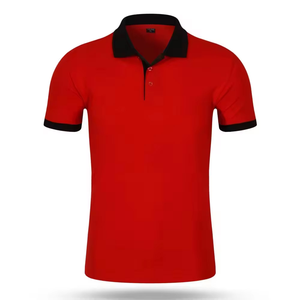 Polo classique pour homme en coton doux, respirant, coupe ajustée, logo personnalisé, vêtements décontractés à manches courtes, qualité supérieure pour l'été - Product Image 1